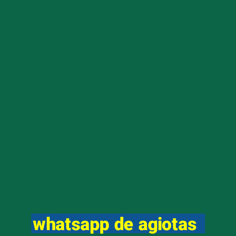 whatsapp de agiotas